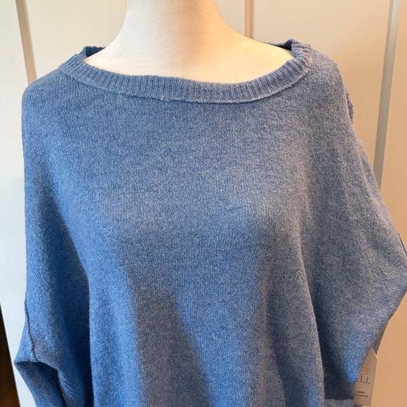Time and Tru Sweaters - NWT Time & Tru Womens Blue Crewneck Sweater Size L Beautiful Blue Warm